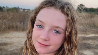 Emily Hand reunited with her father after being freed by Hamas