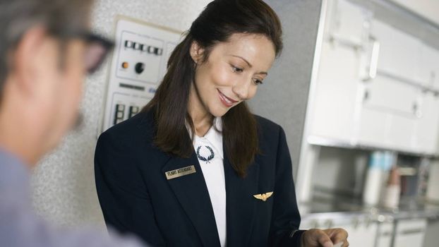 Dad flight attendant daughter Christmas