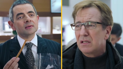 Real reason Rowan Atkinson took so long to wrap gift in legendary Love Actually scene