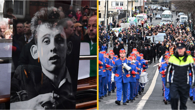 Thousands line streets in Dublin for Shane MacGowan’s funeral