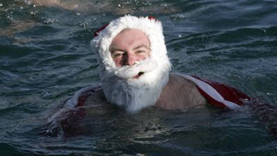 Christmas sea swimmers warned over strong winds for coming week