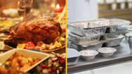 Man divides opinion after serving Christmas dinner in foil trays