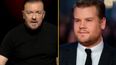 Ricky Gervais leaves viewers in shock after ‘brutal’ James Corden joke