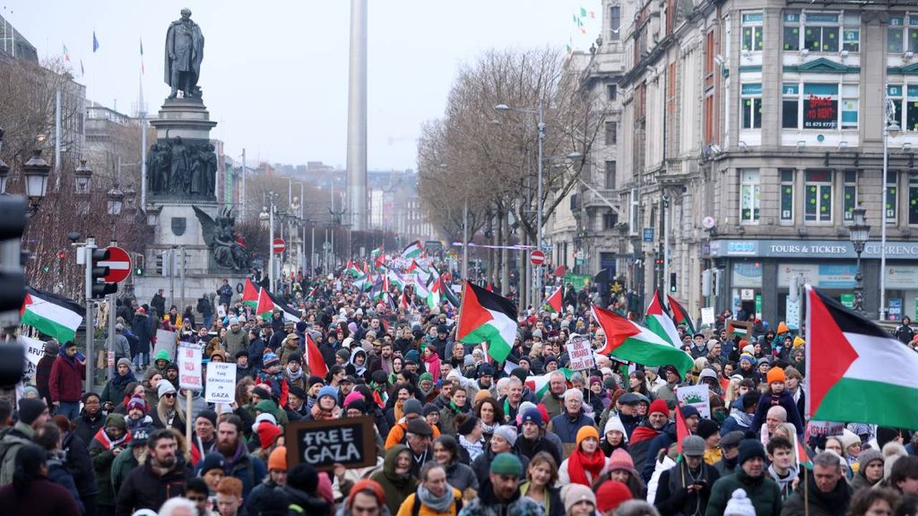 Palestine protest Dublin