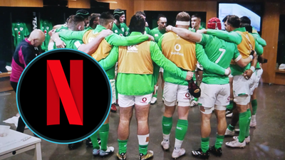 Netflix cameras catch Johnny Sexton’s dressing room speech during title-clinching win over England