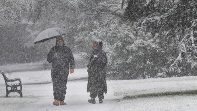 Status Yellow snow and ice warning issued for two Irish counties