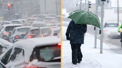 Chaotic road conditions reported amid major snowfall in Ireland