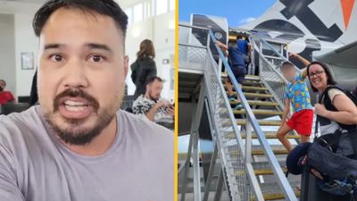 Dad gets entire family kicked off flight after taking photo of plane boarding