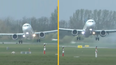 ‘Scary’ footage shows impact of Storm Kathleen on planes at Dublin Airport