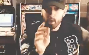 Dr Dre shares unbelievable video of Eminem’s skills to prove no rapper could beat him