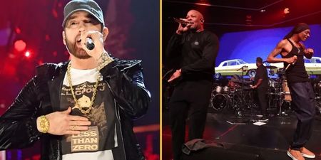 Fans stunned as Dr Dre and Snoop Dogg bring out Eminem during London show