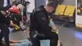 Police officer stamps on suspect’s head in violent footage at UK airport