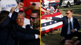 Heart-stopping moment secret service snipers shoot suspected Trump gunman