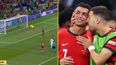 Fans think someone is ‘getting sacked’ for BBC graphic shown after Cristiano Ronaldo’s penalty miss