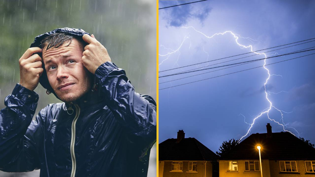 Rain warning thunderstorms