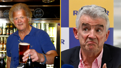 Wetherspoons boss slams Ryanair’s call for two-pint limit in airports