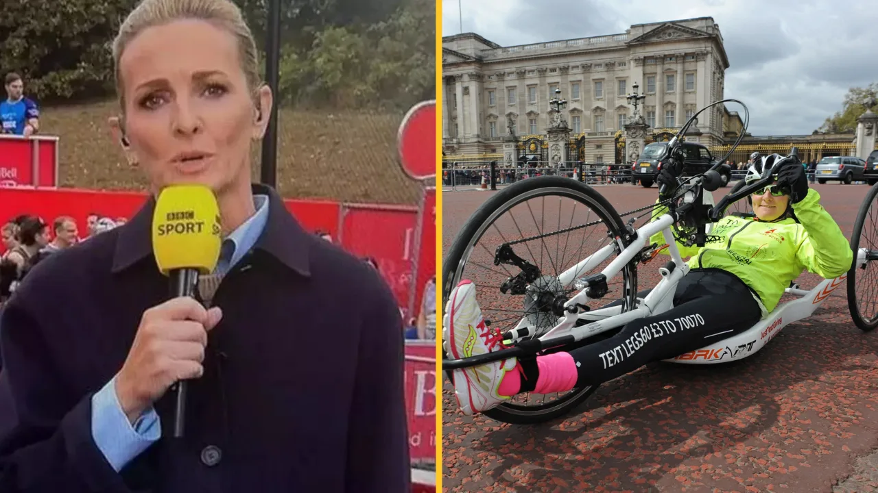 Gabby Logan stopped Great North Run coverage to make tragic announcement