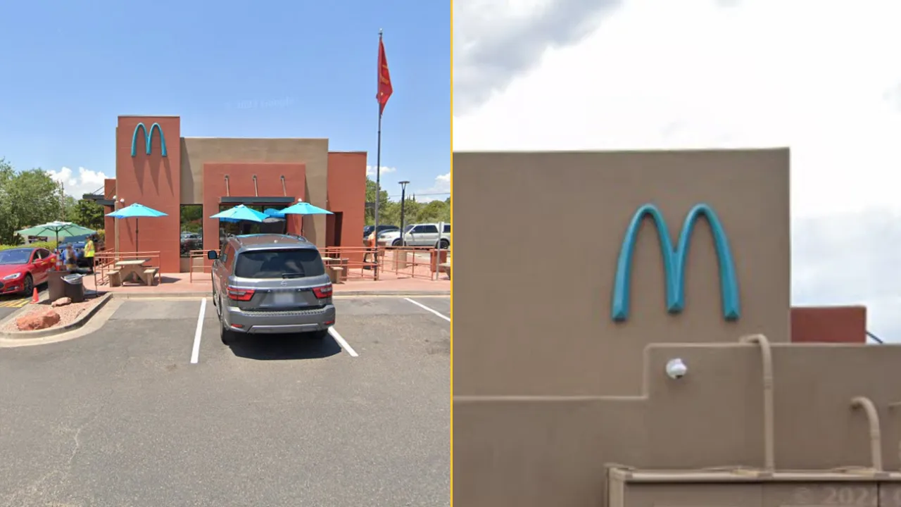 People are just discovering the only 'blue McDonald's' in the world