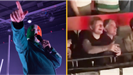 Ed Sheeran spotted in Dublin at sold-out Kneecap gig