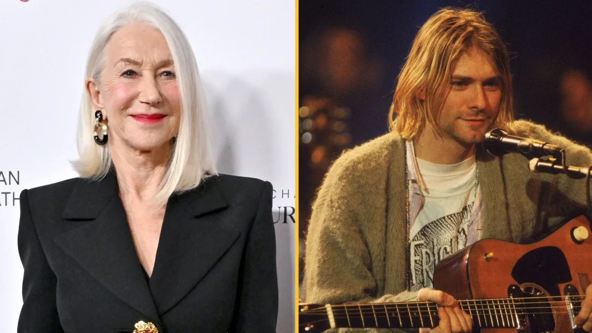 Helen Mirren says the saddest part of Kurt Cobain’s untimely death is that he never got to use sat nav