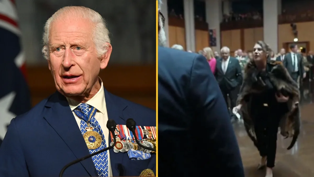 Politician shouts ‘not my King’ at Charles during Australian Parliament visit