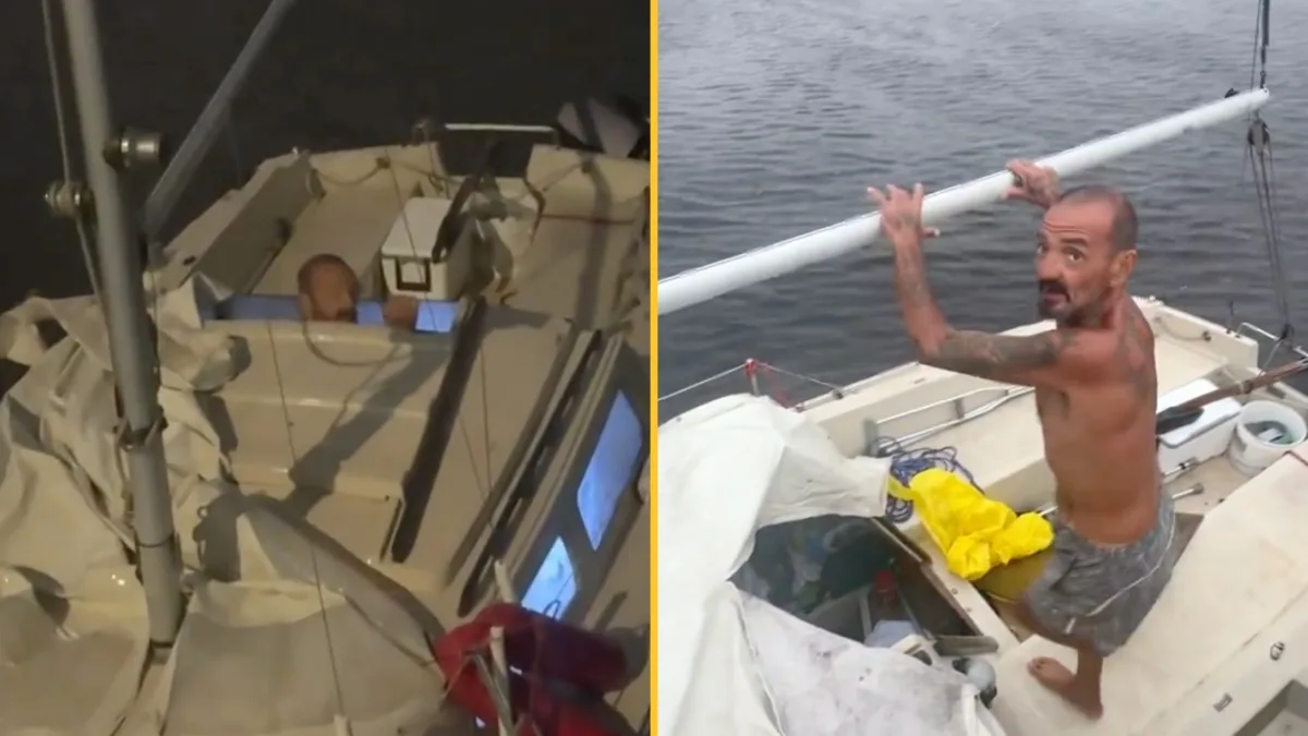 Florida man dubbed ‘Lieutenant Dan’ shouts ‘I’m fine’ after surviving the worst of Hurricane Milton