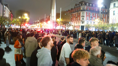 Gardaí respond after thousands gather in Dublin city centre for hoax Halloween parade