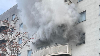 Firefighters battling huge fire in Dublin apartment