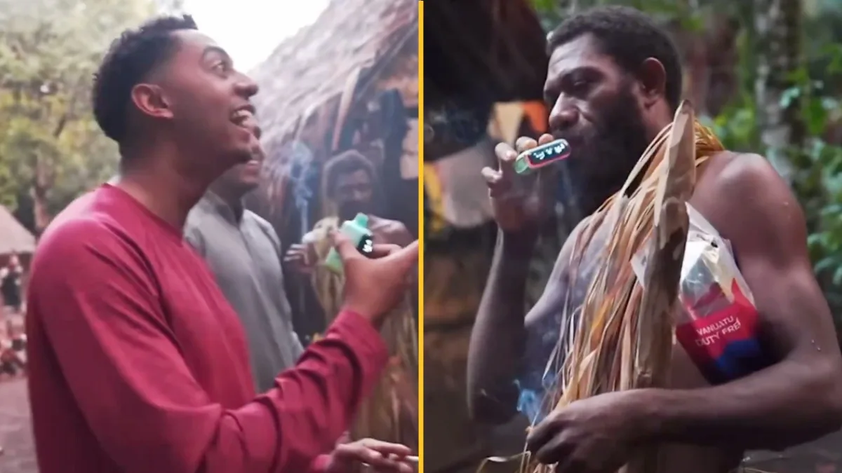 YouTubers slammed for giving rare uncontacted tribe snus and vapes