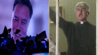 Musk AfD photo likened to hilarious Father Ted episode