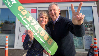 Irish store that sold this week’s winning €2.2 million Lotto jackpot ticket revealed