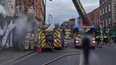 Busy Dublin street brought to standstill as beloved pub is engulfed in flames